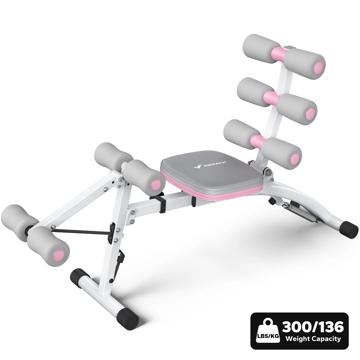Merach Multifunctional Ab Trainer Adjustable Bench For Home Gym
