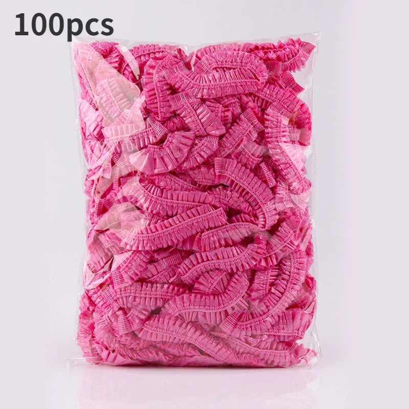 Premium Disposable Waterproof Shower Cap For Bathroom Travel