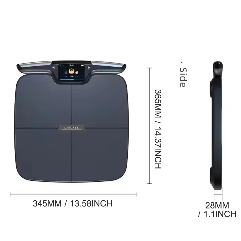 Smart Body Fat Scale 8 Electrode Composition Analyzer