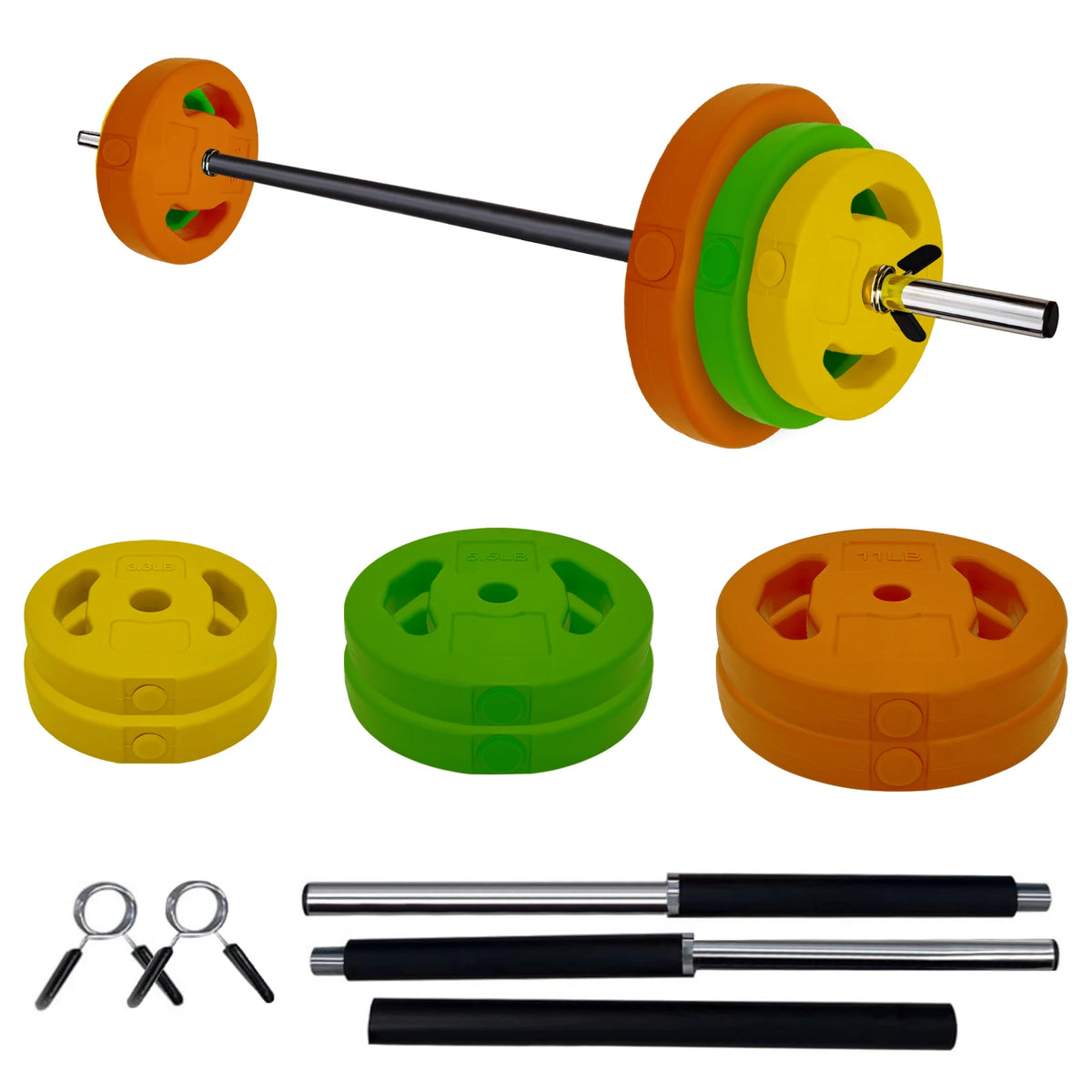 TWISTER CK Adjustable Barbell Weight Set For Strength Training