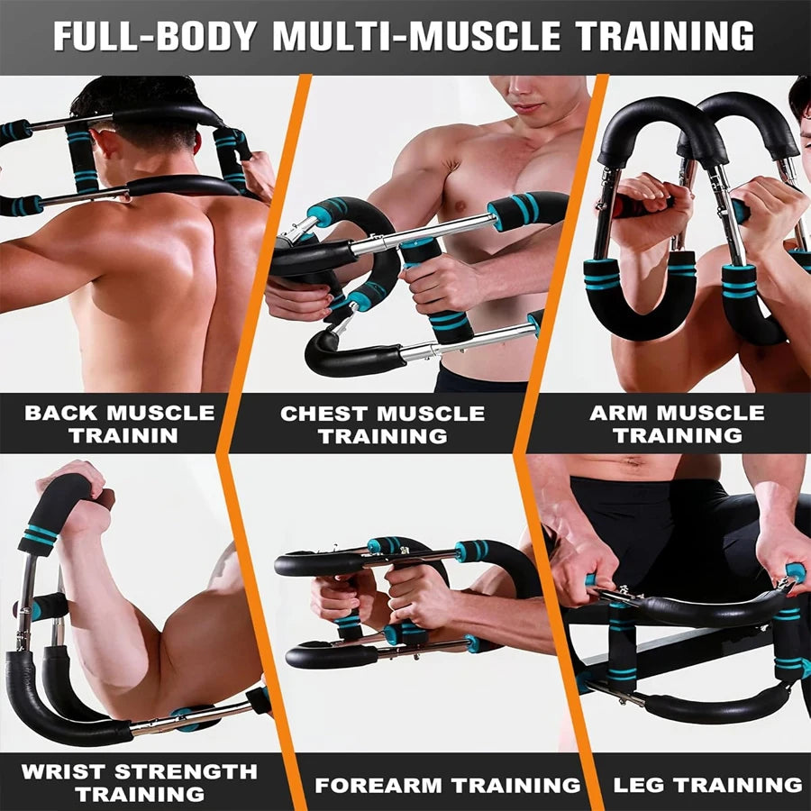 U Shaped Power Twister Bar Arm And Chest Strength Trainer