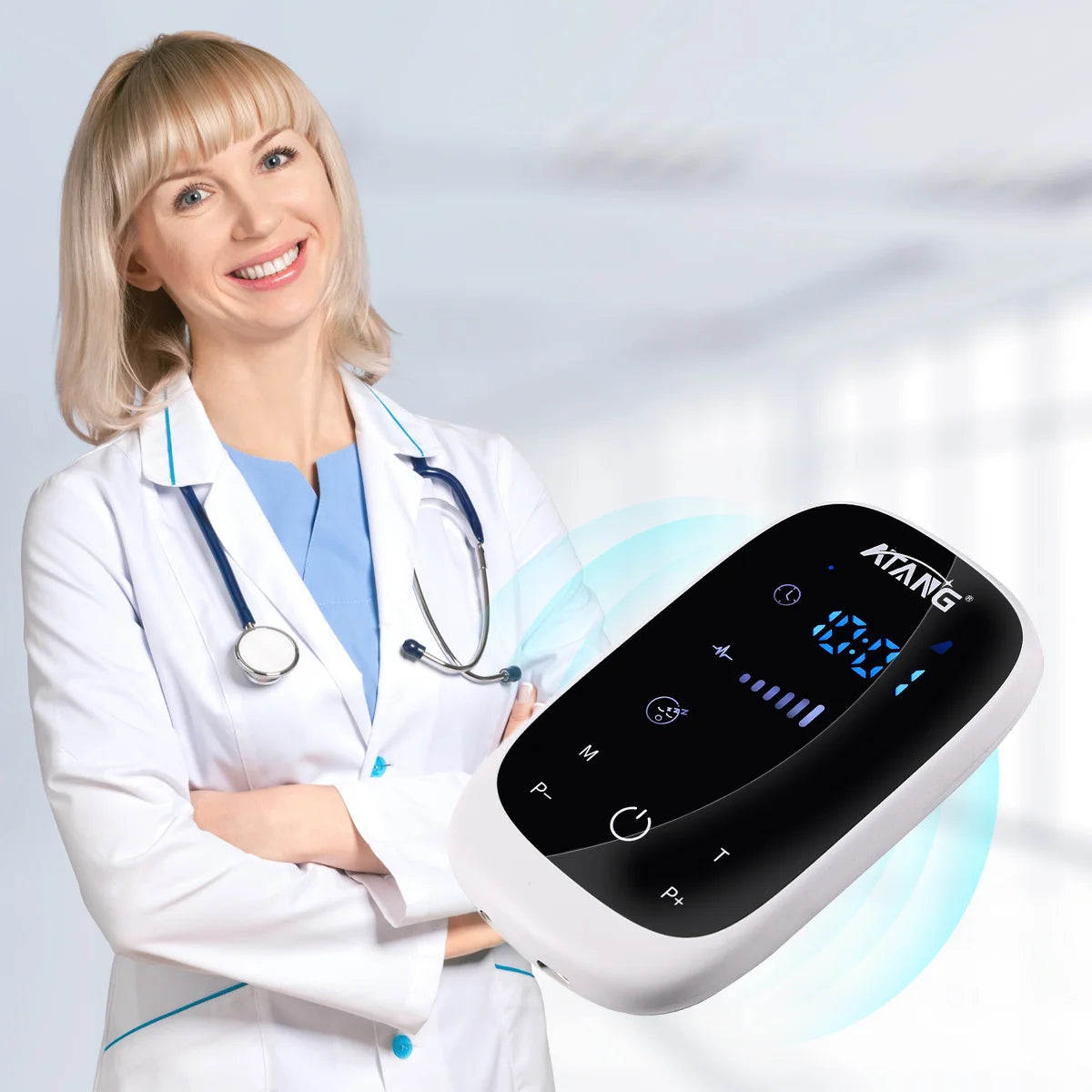 Atang Brain Stimulation Device With Ear Clip For Sleep Aid