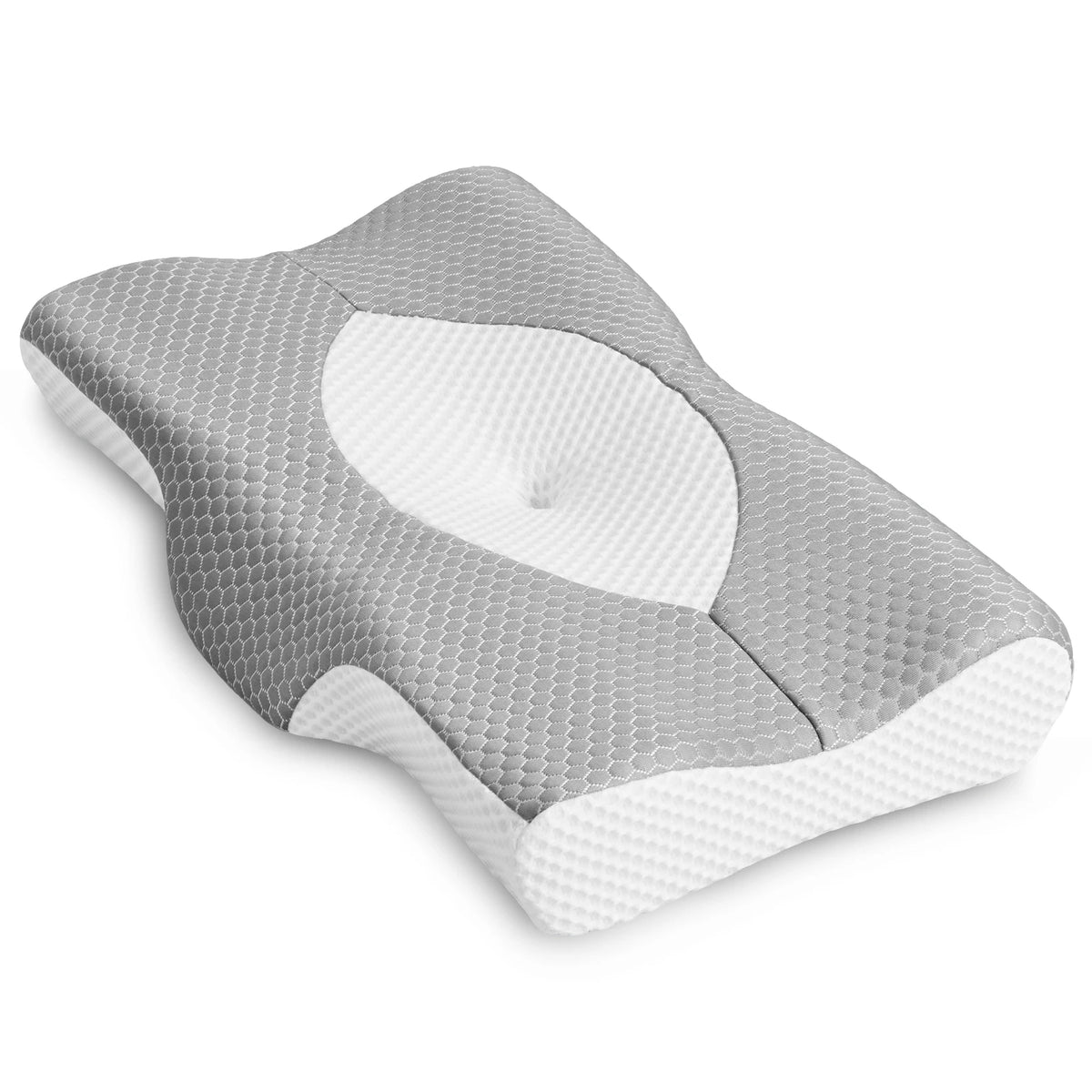 JHK Cervical Memory Foam Pillow Double Sided Cooling Contour Design
