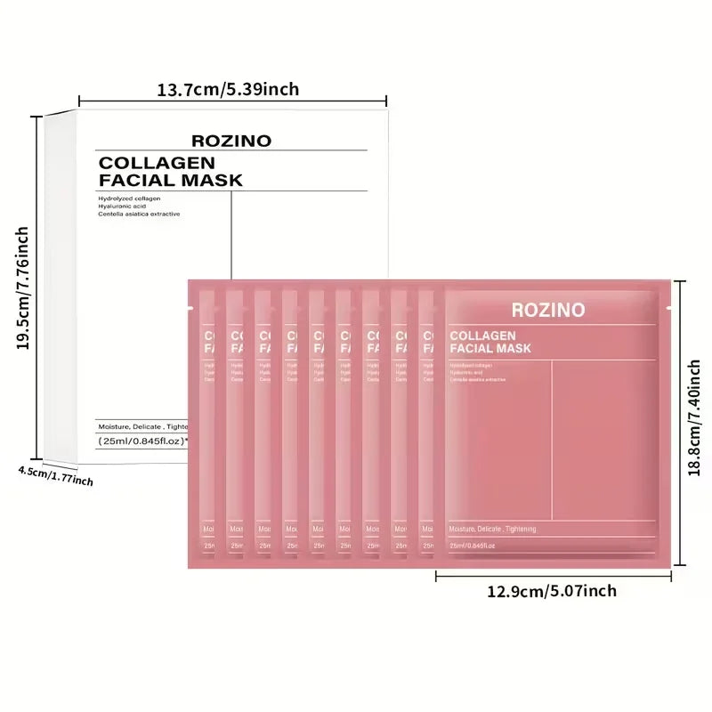 Rozino Bio Collagen Hydrating Face Mask Pack For Radiant Skin