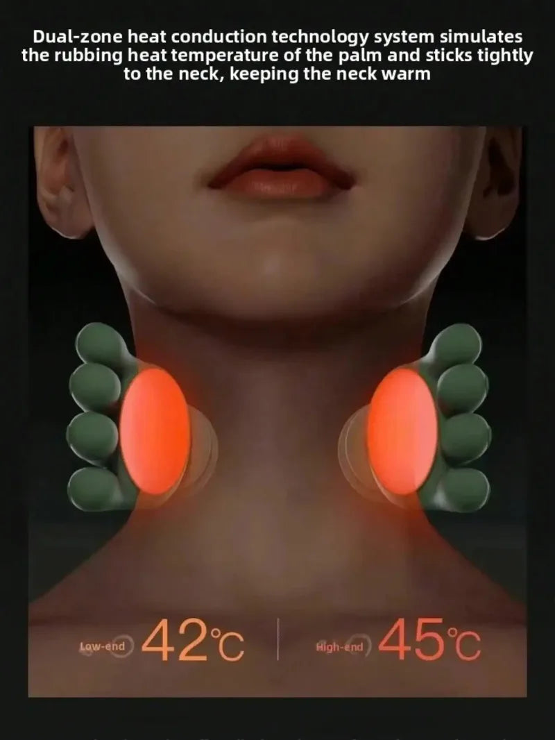 Wireless 4D Shiatsu Neck And Shoulder Massager With Heat
