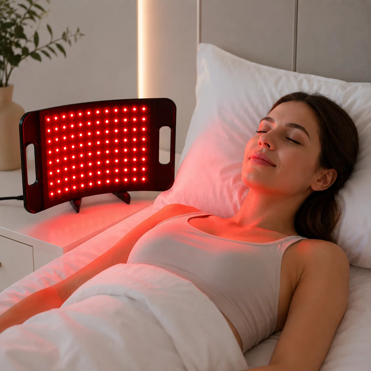 Near Infrared Therapy Panel With Adjustable Stand And Timer