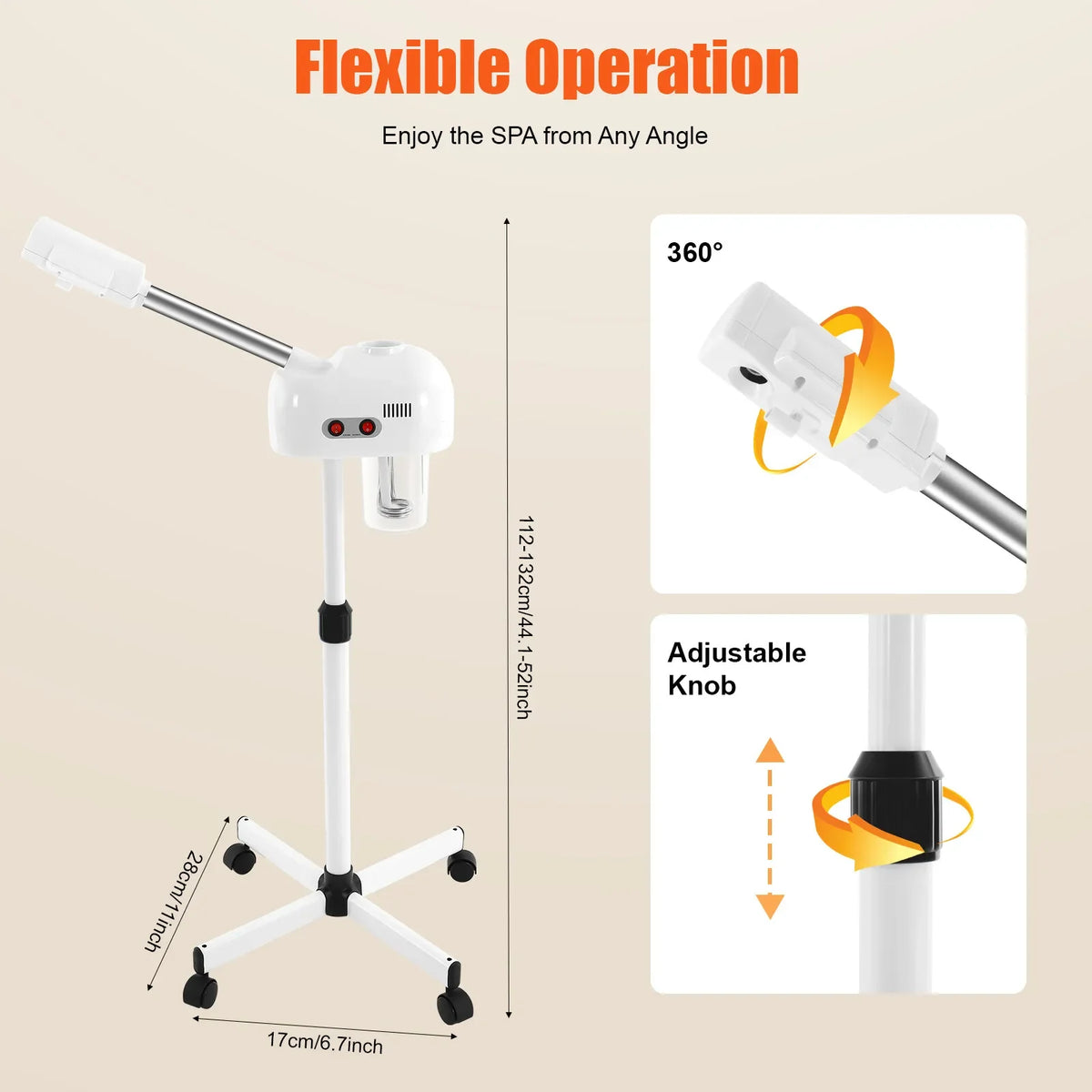 Ozone Facial Steamer Professional Skin Care For Salon And Home