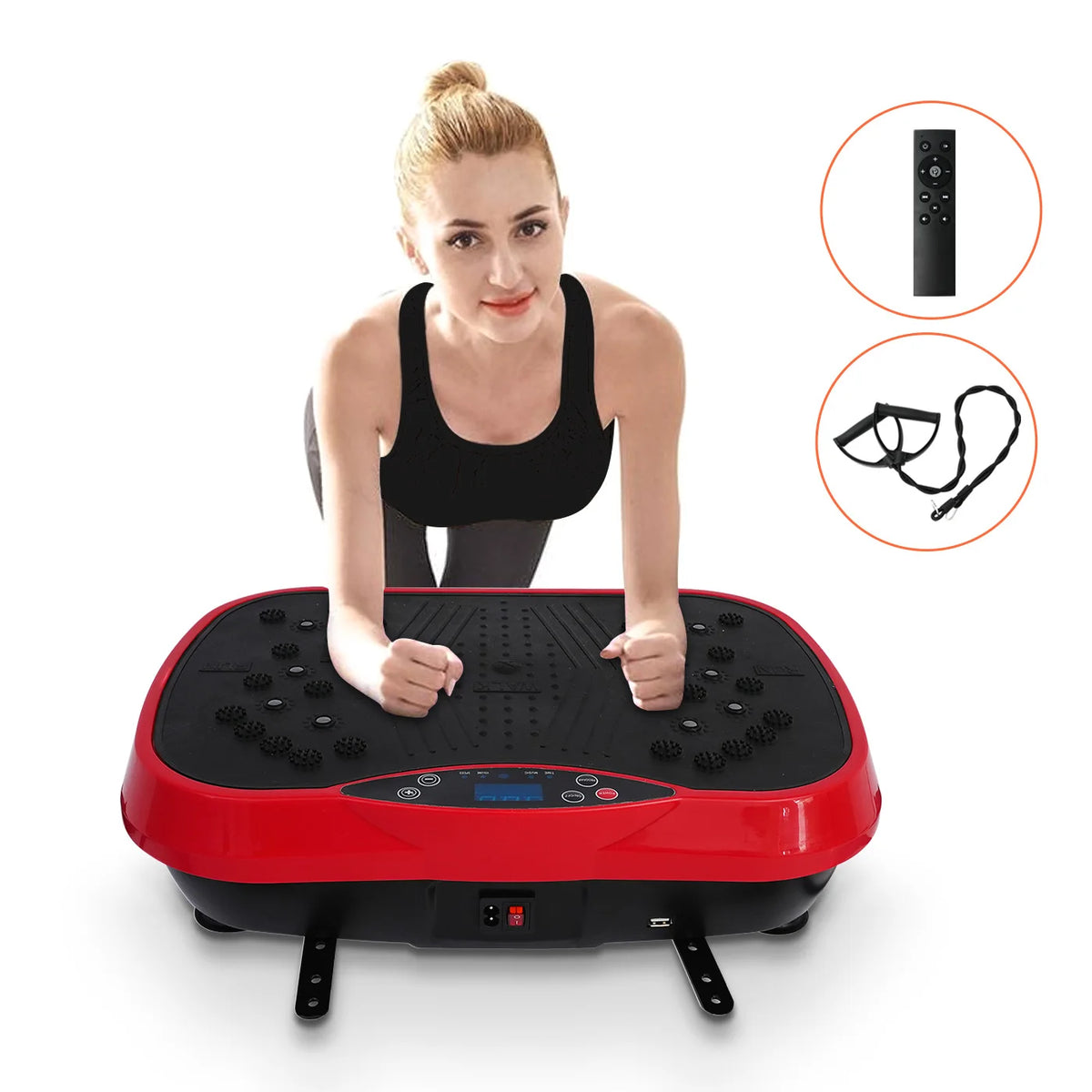 Portable Whole Body Vibration Plate Exercise Machine For Home Fitness