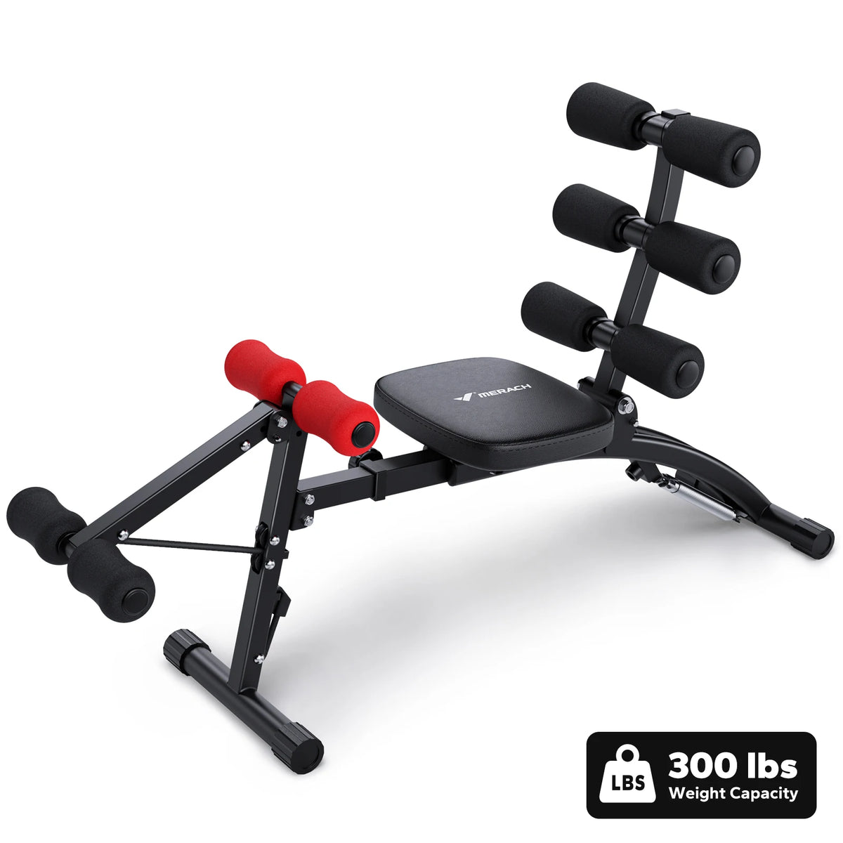 Merach Adjustable Ab Machine For Home Gym Sit Up Training