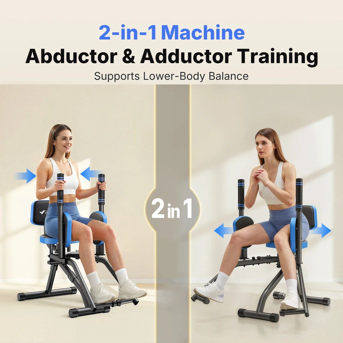 Merach Adjustable Hip Abductor Trainer For Glute And Thigh Workouts