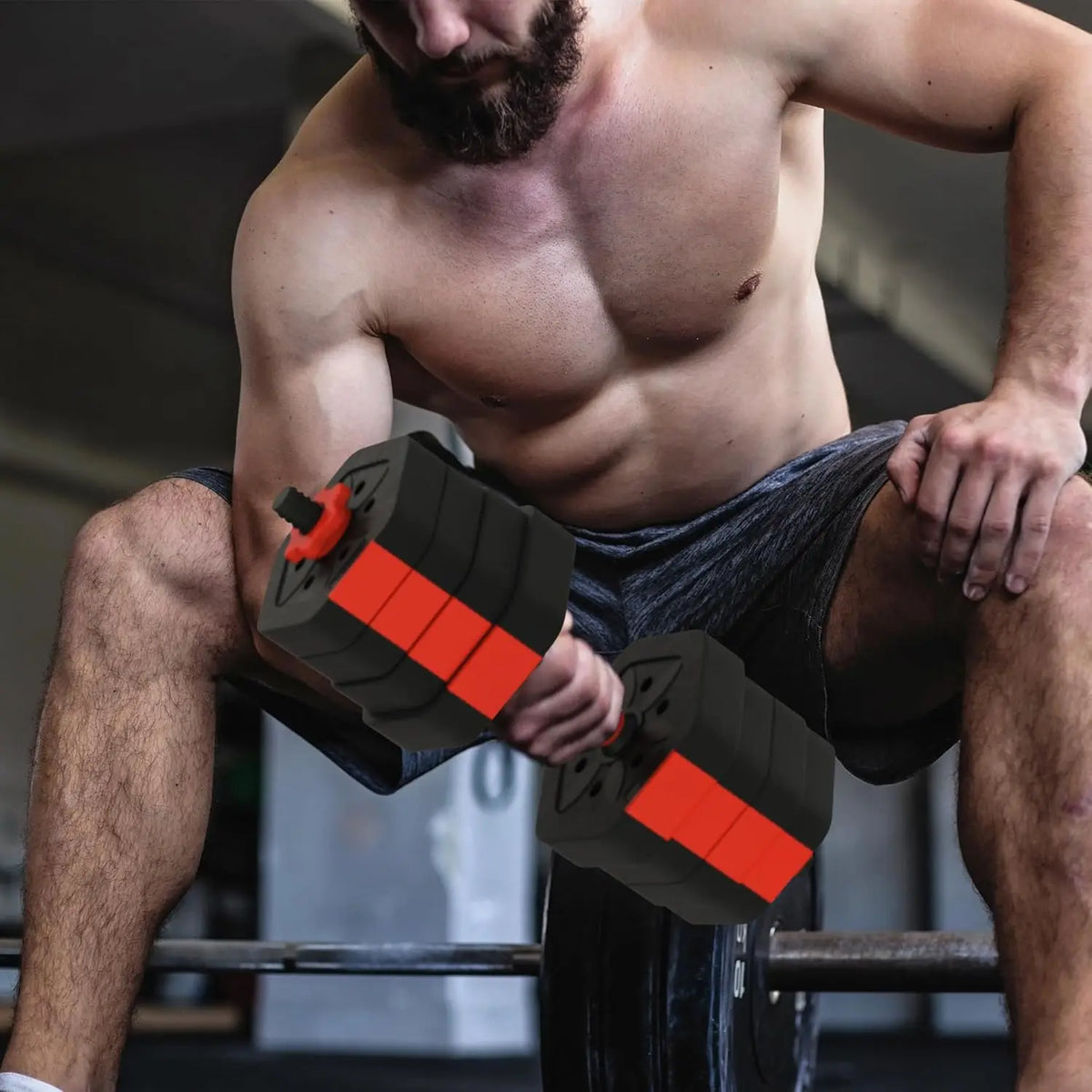 Adjustable Dumbbell And Barbell Set For Home Gym Strength Training