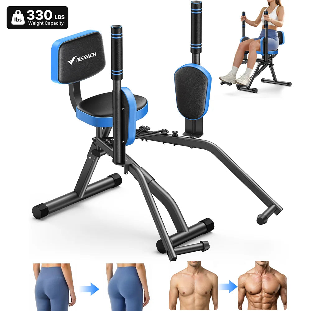 Merach Adjustable Hip Abductor Trainer For Glute And Thigh Workouts