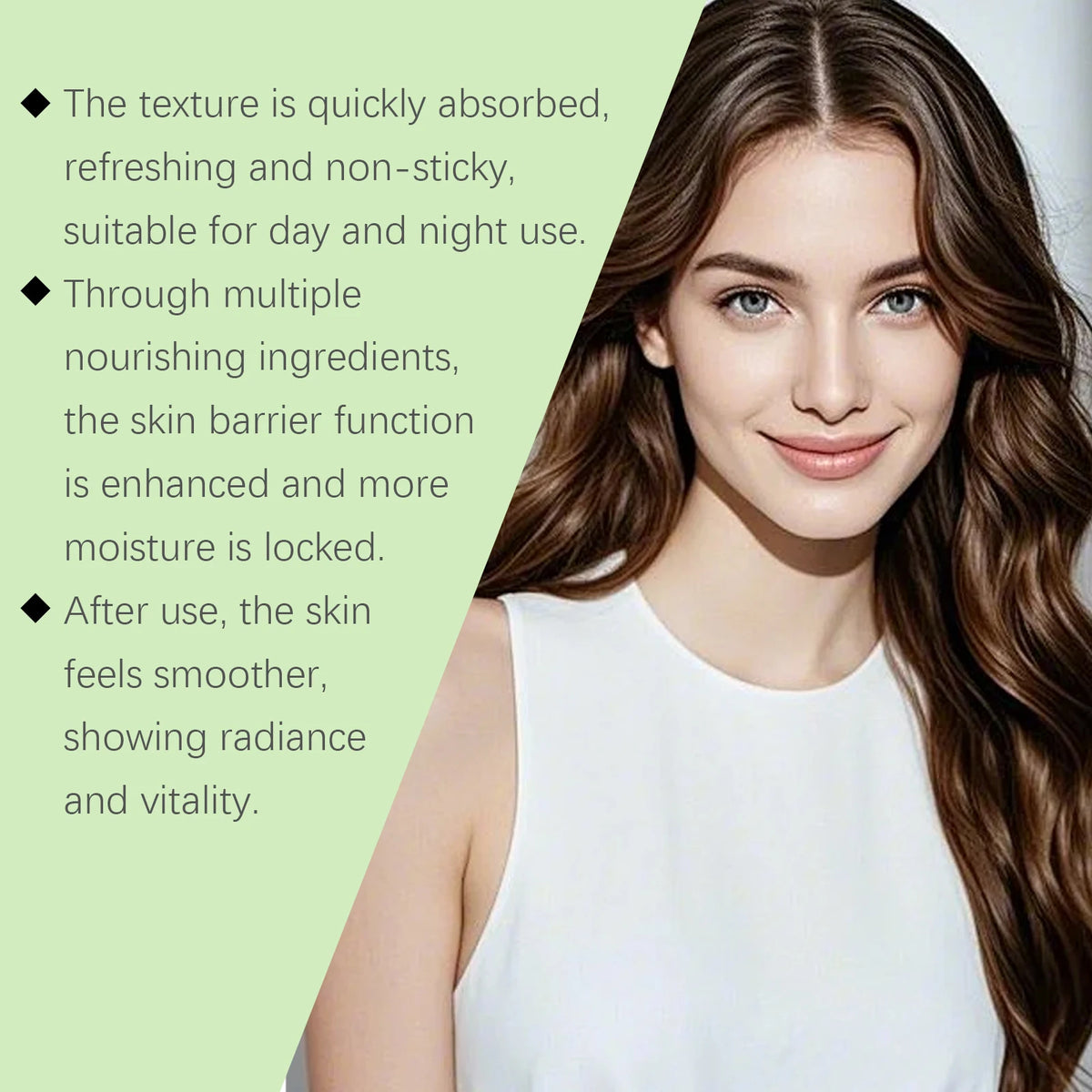 Premium Green Tea Facial Serum For Intense Hydration And Restoration