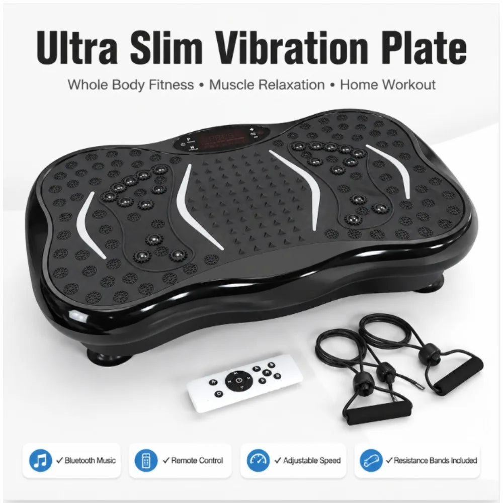 Bluetooth Adjustable Vibration Plate For Whole Body Workout And Toning