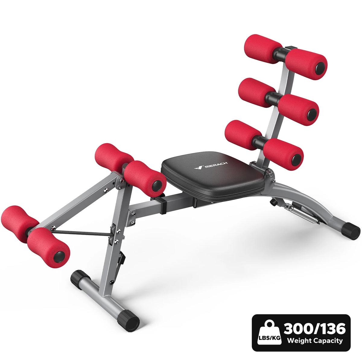 Merach Multifunctional Ab Trainer Adjustable Bench For Home Gym