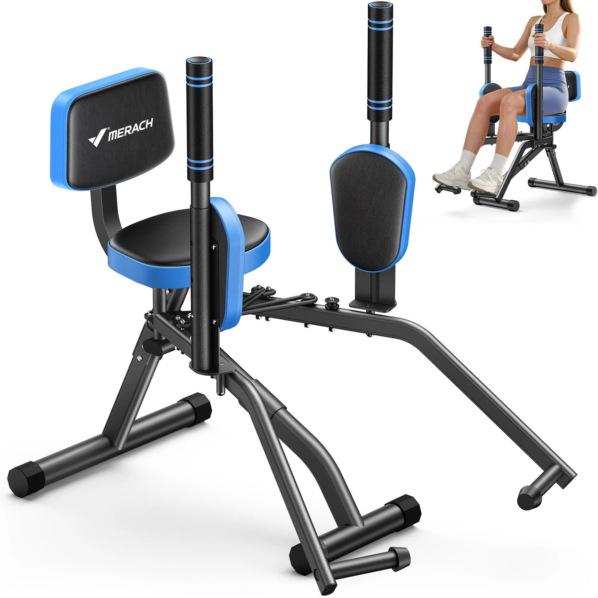 Merach Adjustable Hip Abductor Trainer For Glute And Thigh Workouts