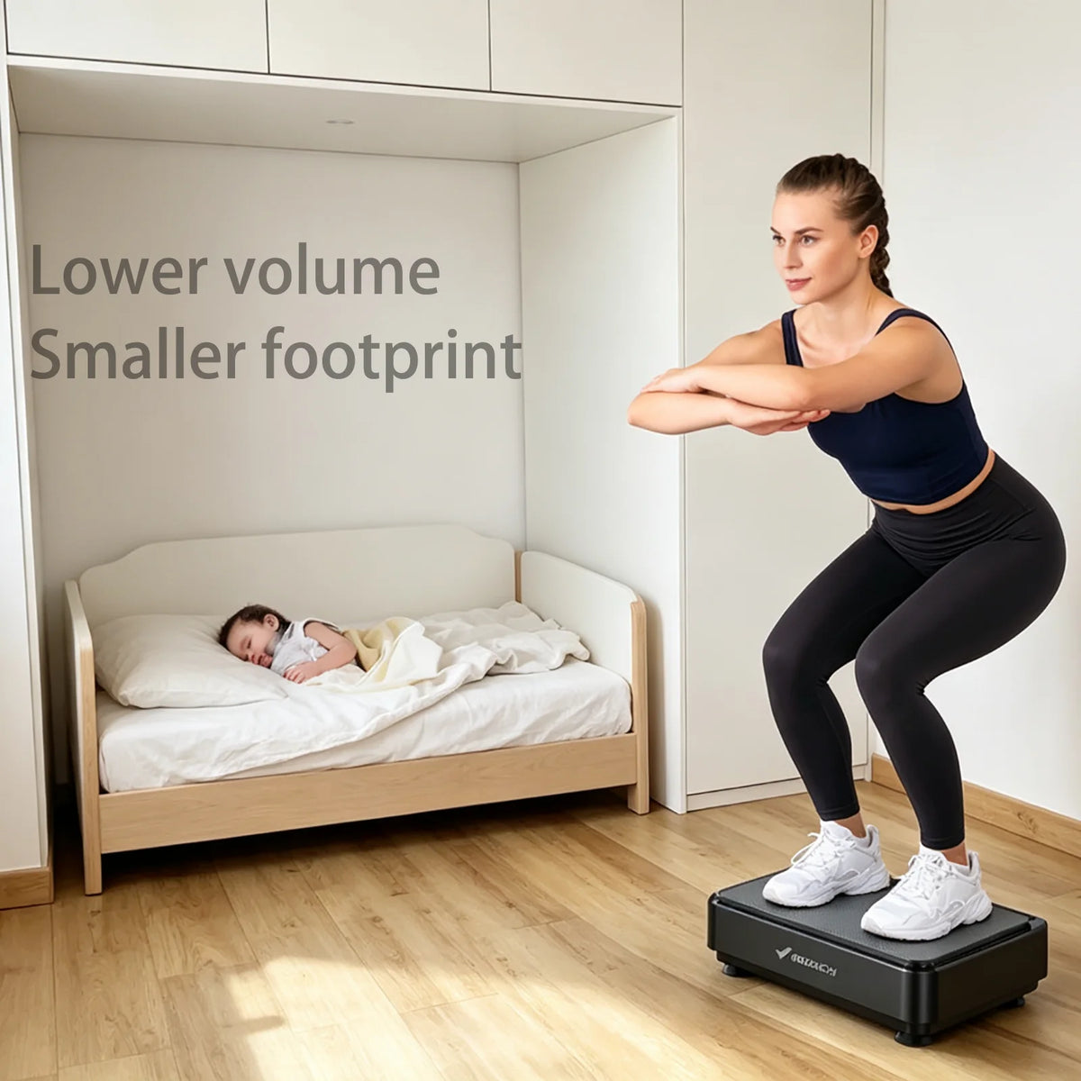 Merach Compact Whole Body Vibration Plate With Led Display