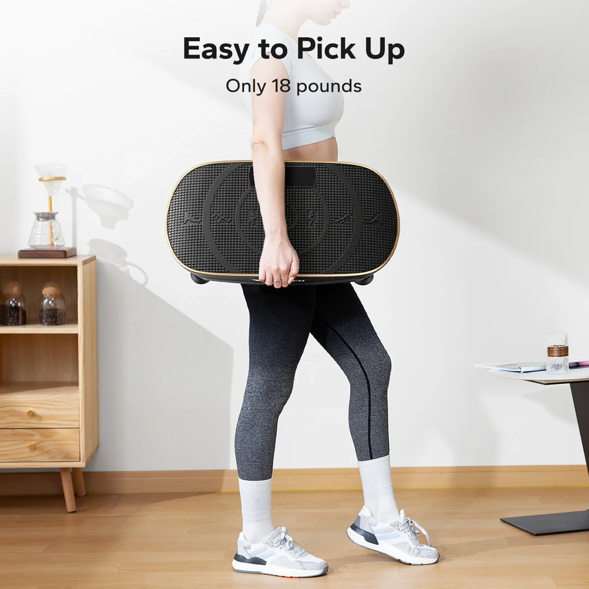 Merach Vibration Plate Exercise Machine For Full Body Fitness Training