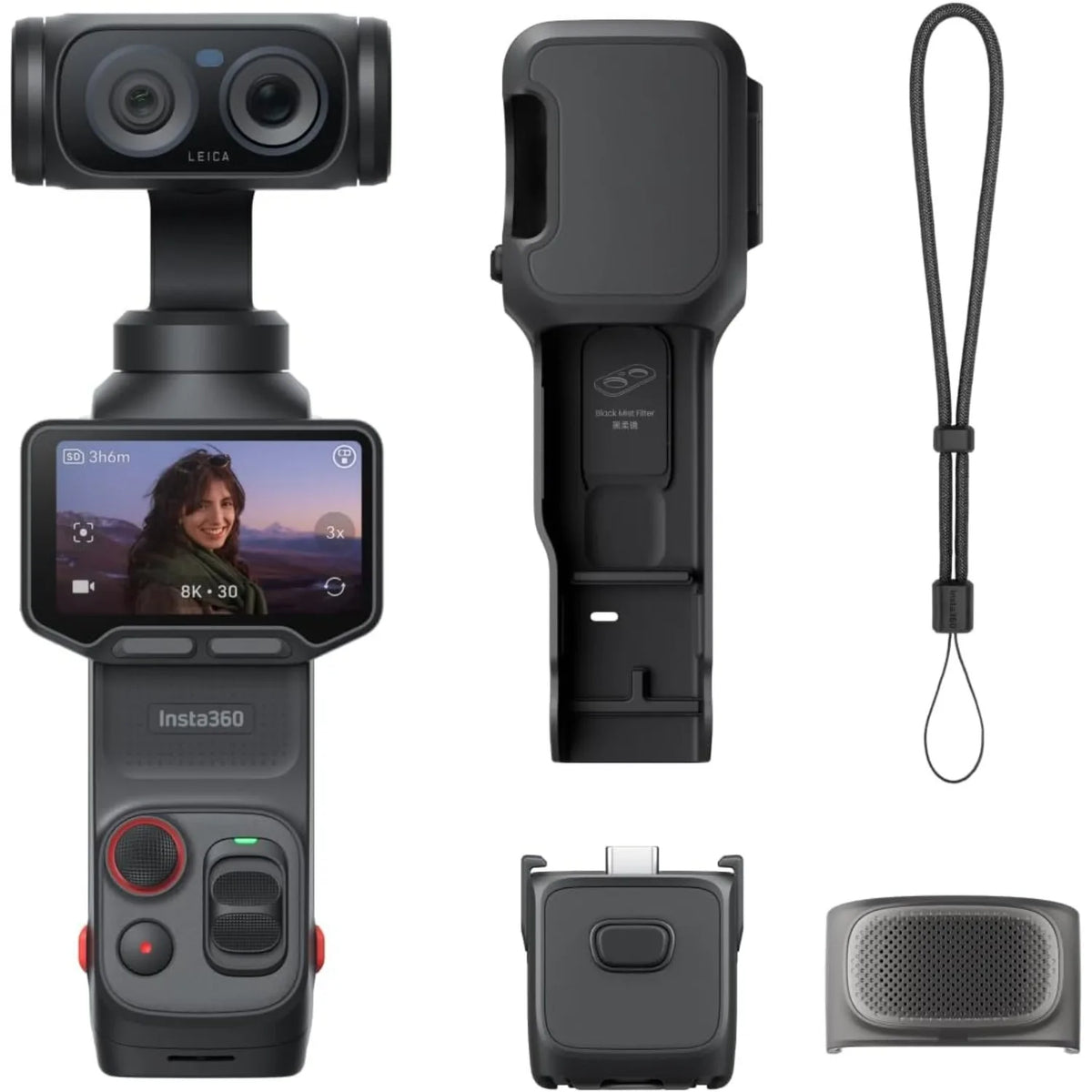 Insta360 Luna Ultra 8K Vlogging Gimbal Camera With Leica Lenses