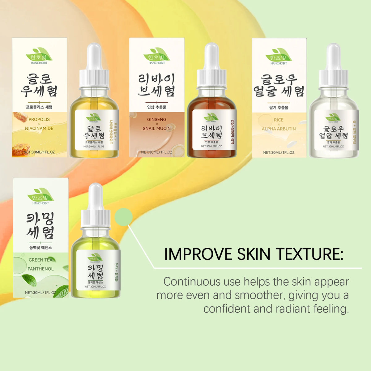 Premium Green Tea Facial Serum For Intense Hydration And Restoration