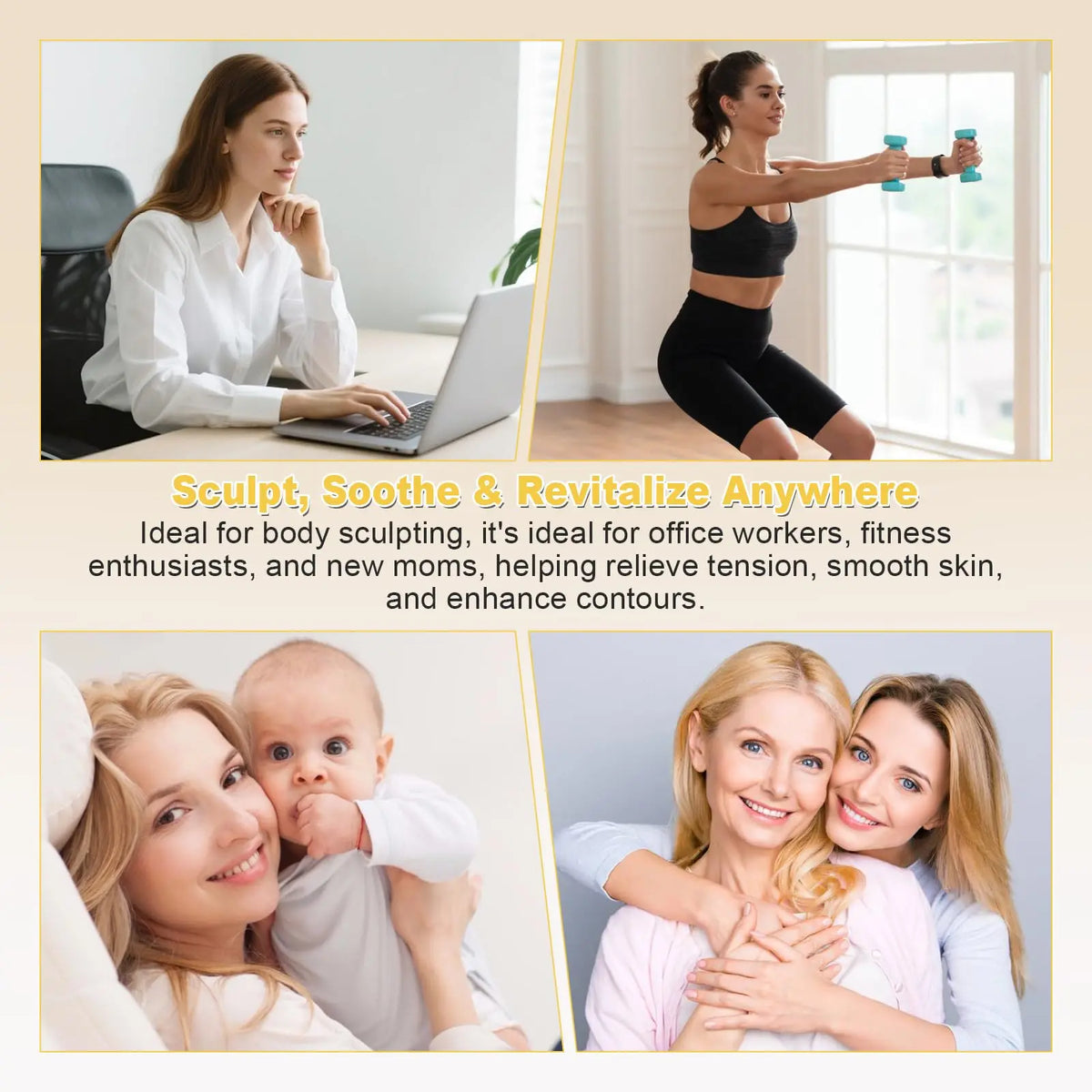 Jitesy Lymphatic Drainage Massager For Body Slimming And Sculpting
