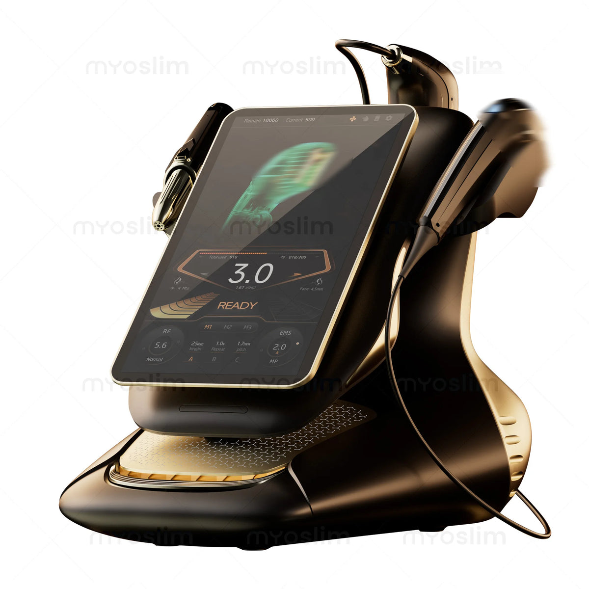 MYOSLIM Multifunctional HIF 25D Beauty Machine For Facial Tightening