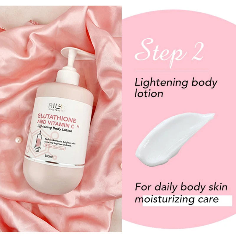 Ailke Glutathione Vitamin C Brightening Body Lotion For Radiant Glow