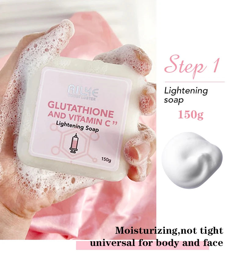 Ailke Glutathione Vitamin C Whitening And Moisturizing Skincare Kit