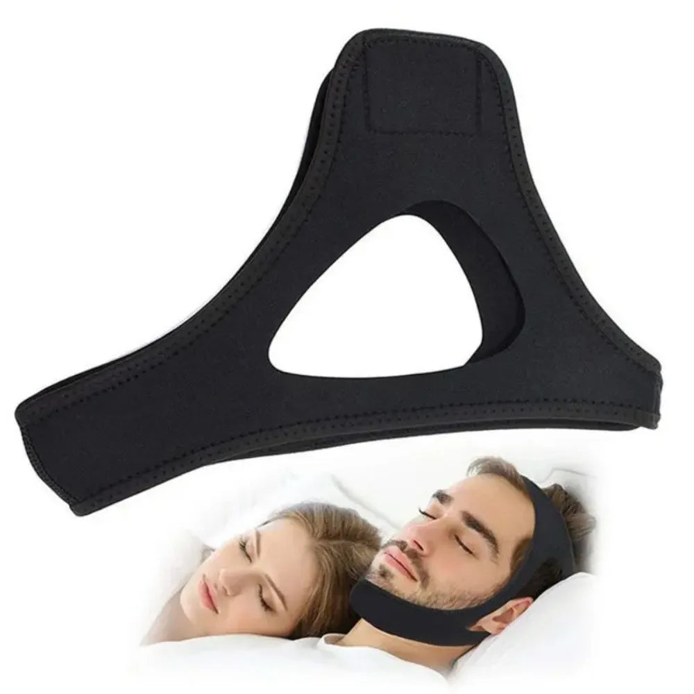 Cotton Anti Snoring Chin Strap Open Mouth Sleep Aid Band