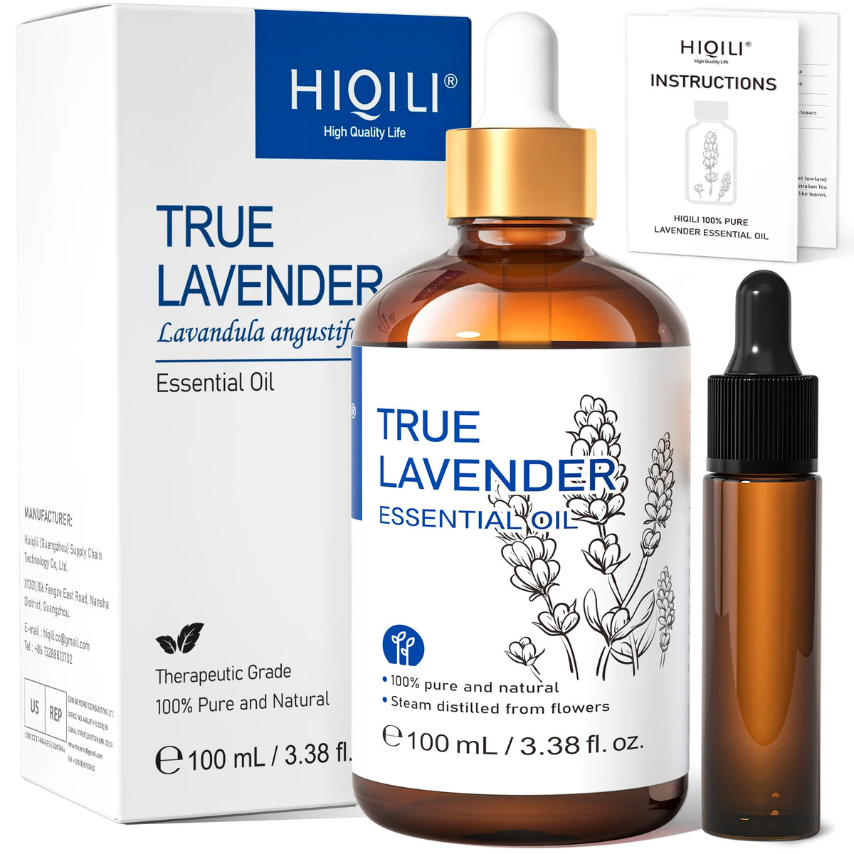 Hiqili Natural Essential Oils for Aromatherapy and Diffusers