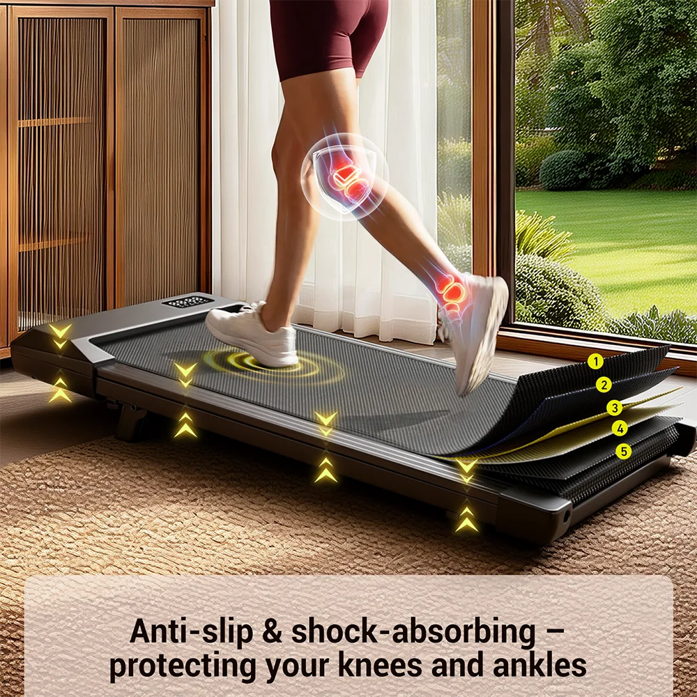 Superun Under Desk Walking Pad Treadmill With LCD Display