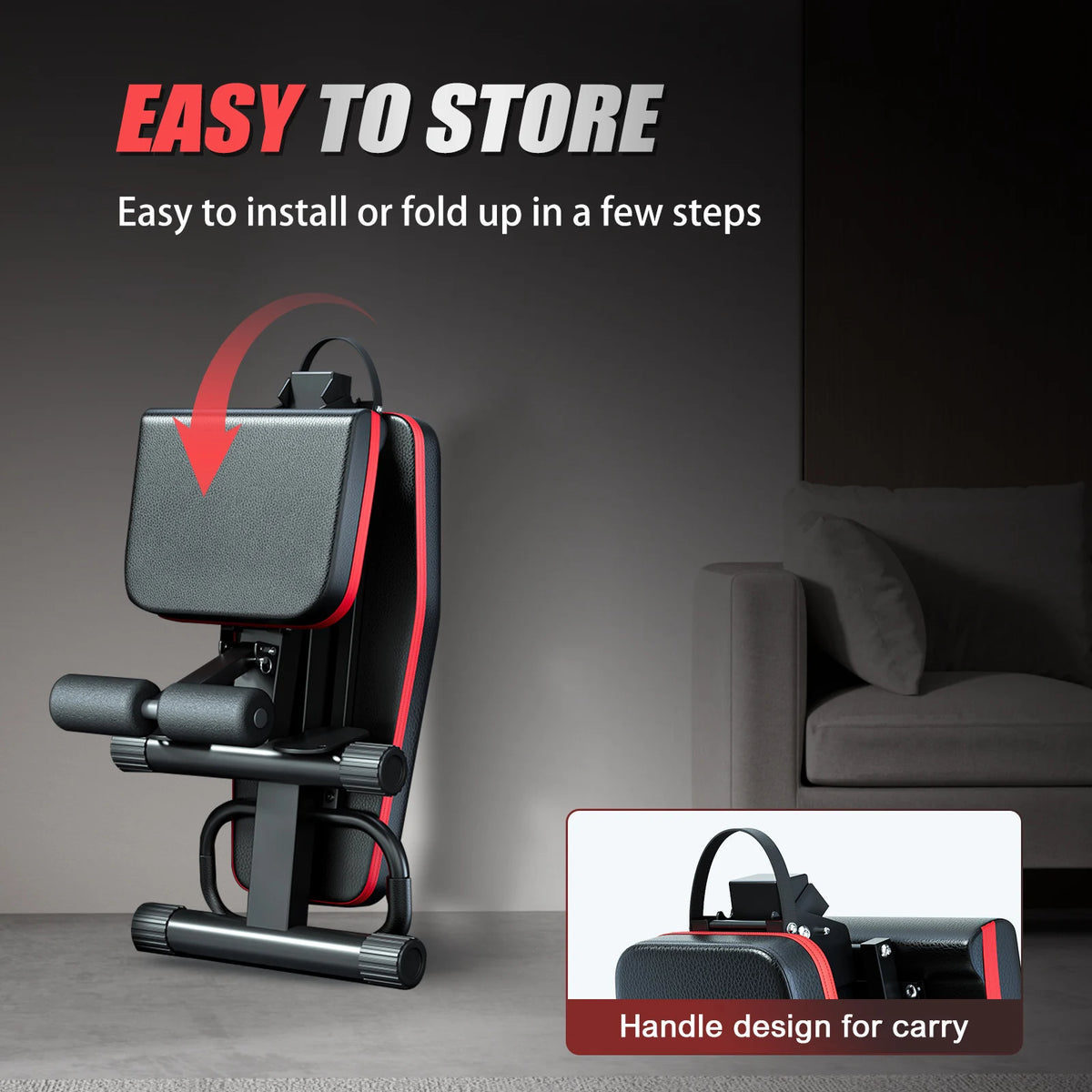 Foldable Weight Dumbbell Bench For Full Body Strength Workout