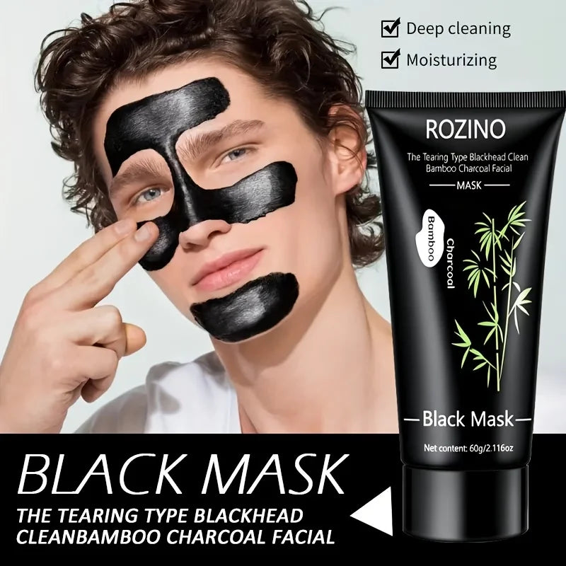 Rozino Bamboo Charcoal Facial Peel Mask For Deep Cleansing