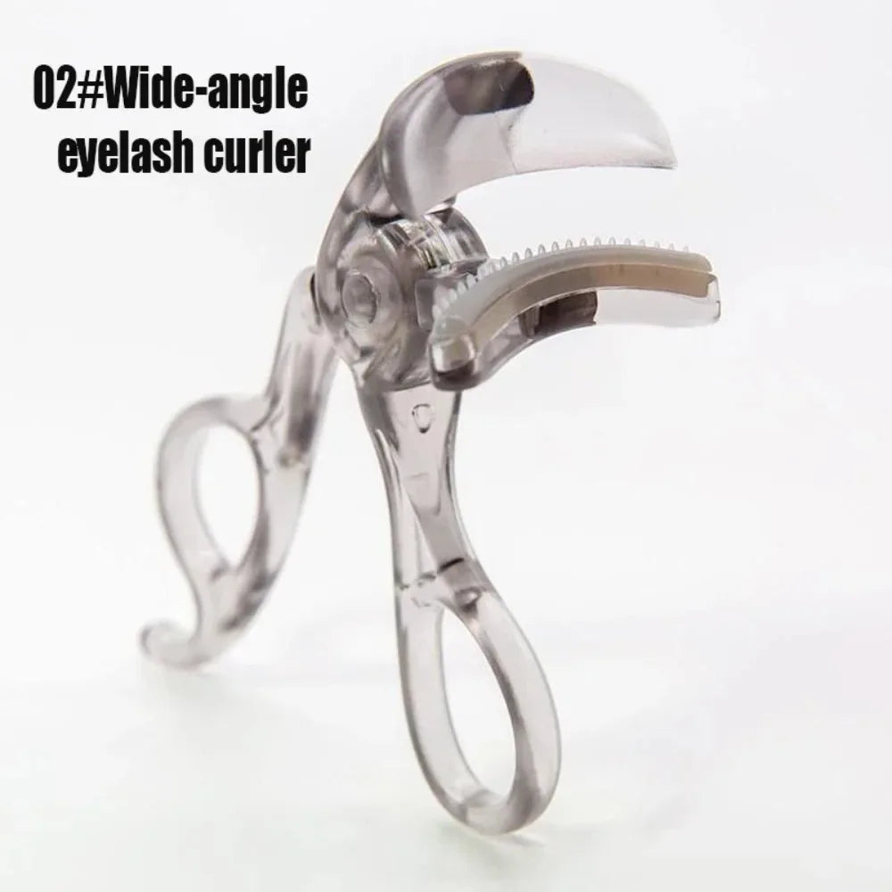 Dual Clip Eyelash Curler With Comb For Natural Waterproof Curls