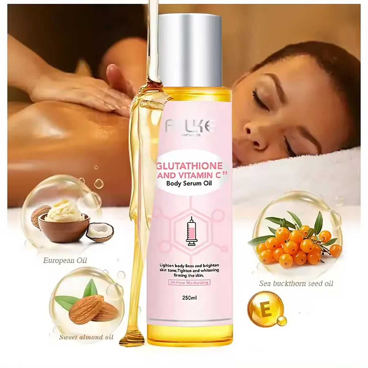 Ailke Glutathione Vitamin C Whitening And Moisturizing Skincare Kit