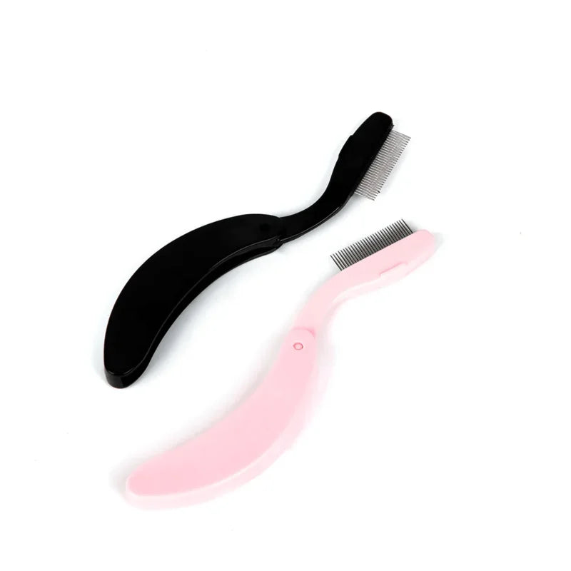 Folding Spike Lash Comb For Eyelash Extension Separation And Grooming
