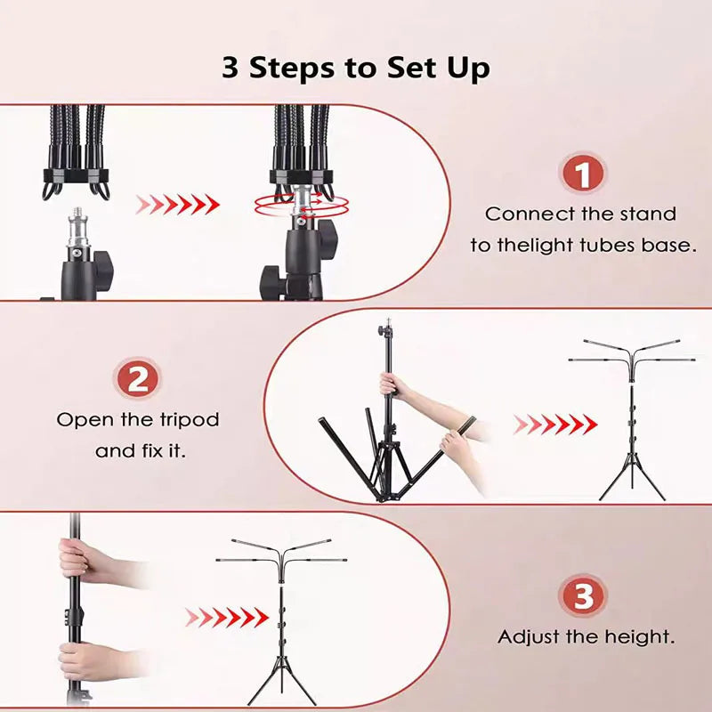 Red Light Therapy Floor Lamp With Timer And Dimming Function