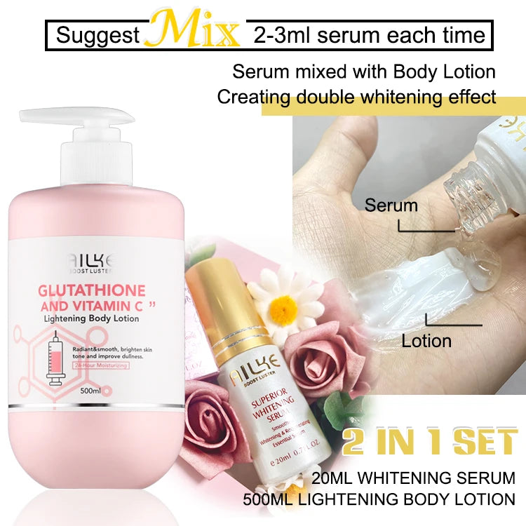 Ailke Vitamin C And Glutathione Brightening Body Lotion