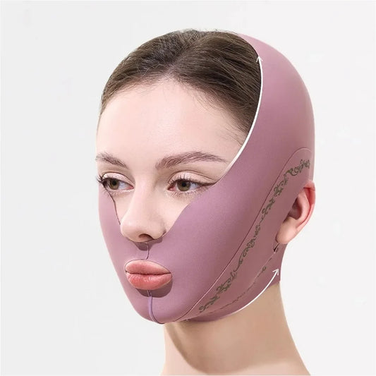 Upgraded Elastic Face Lifting Shaper For Double Chin Jawline Support
