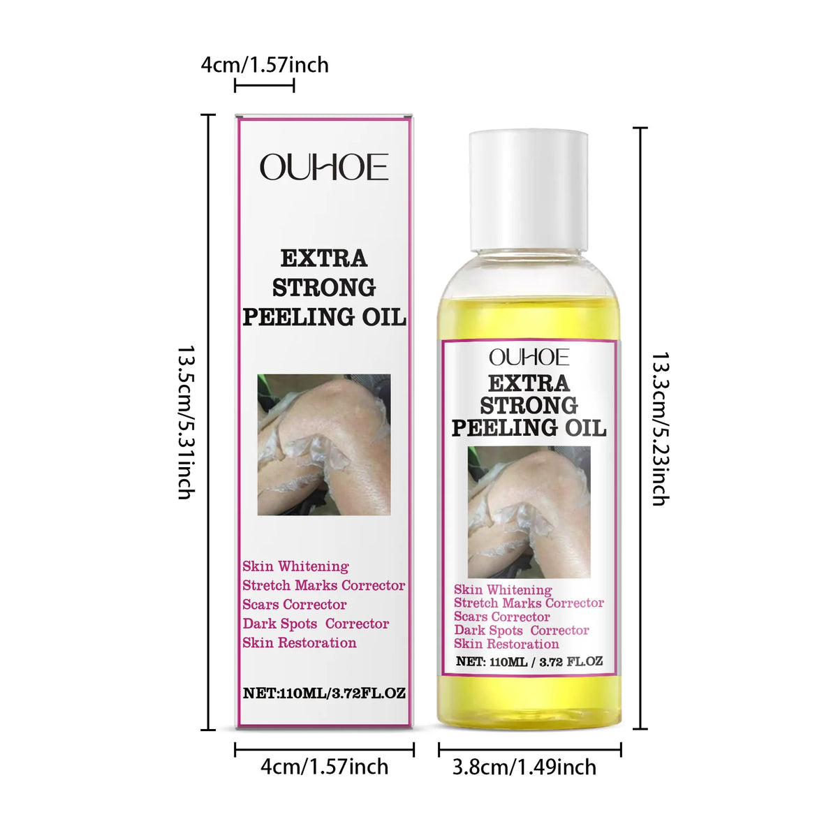Body Exfoliating Oil for Gentle Smoothing and Moisturizing Skin