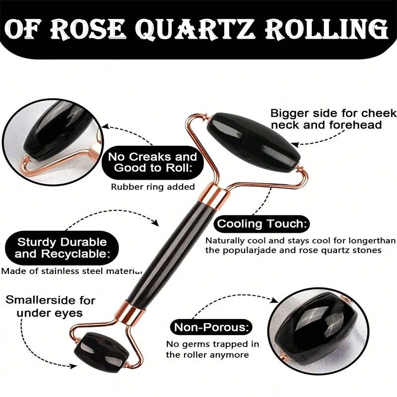 Portable Plastic Ice Face Roller And Gua Sha Facial Tools