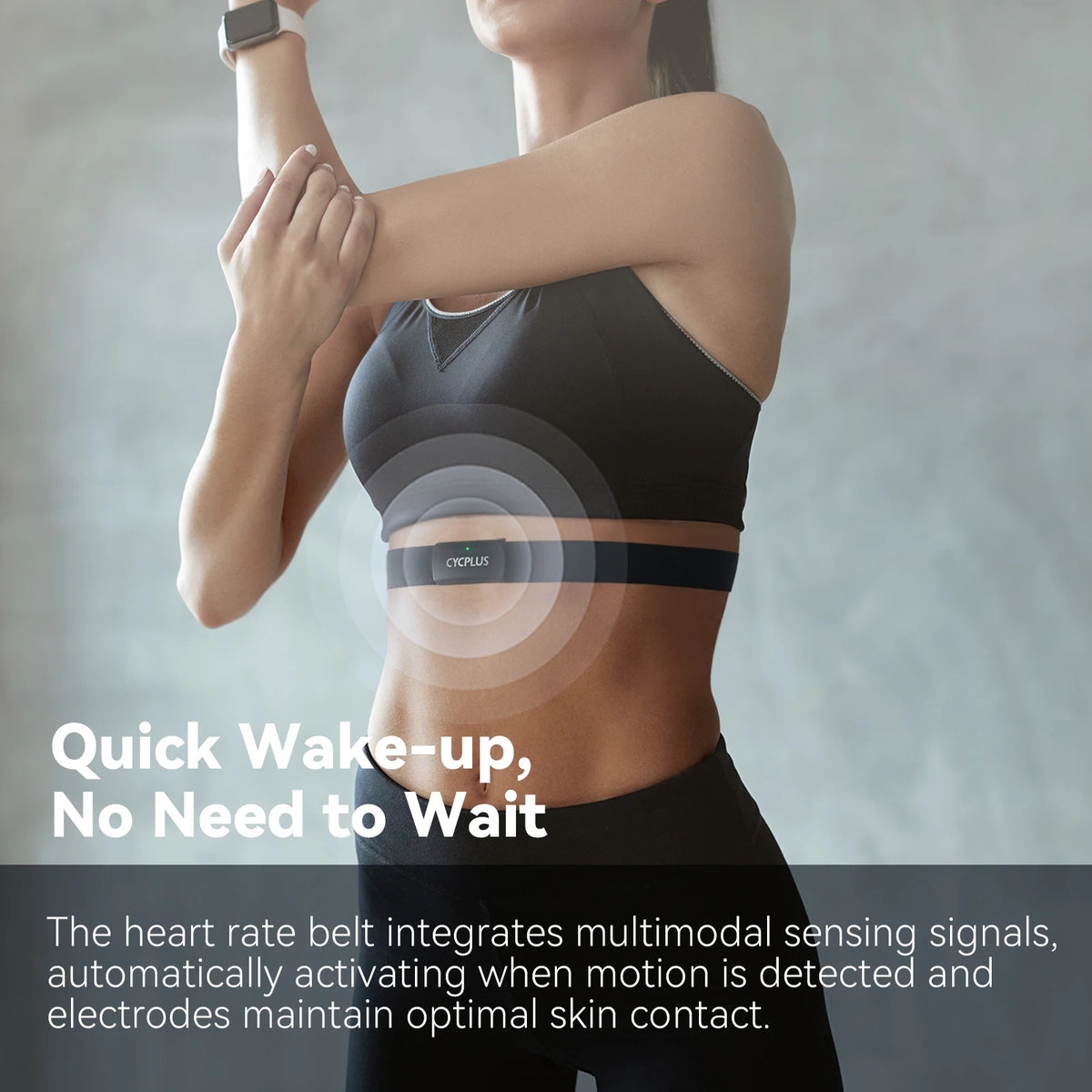 Cycplus H2 Heart Rate Monitor Chest Strap With Advanced Monitoring