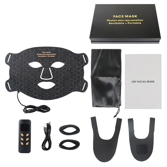 Portable Led Face Mask Light Therapy For Skin Rejuvenation