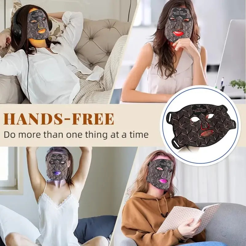 Ubilli Led Red Light Therapy Face Mask For Skin Rejuvenation