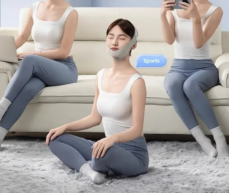 Soft Face And Neck Lifting Sleep Strap For Night Care