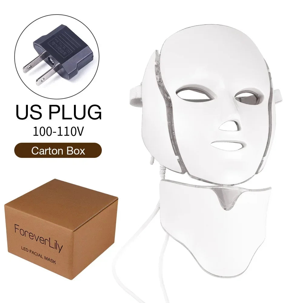 Iebilif LED Light Therapy Facial Mask For Advanced Skin Care
