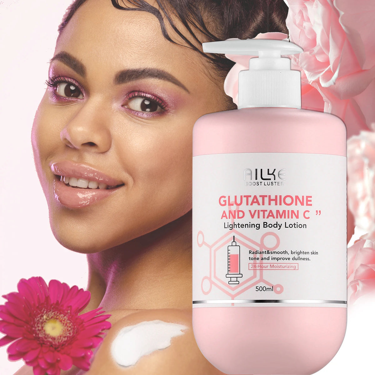 Ailke Glutathione Vitamin C Brightening Body Lotion For Radiant Glow