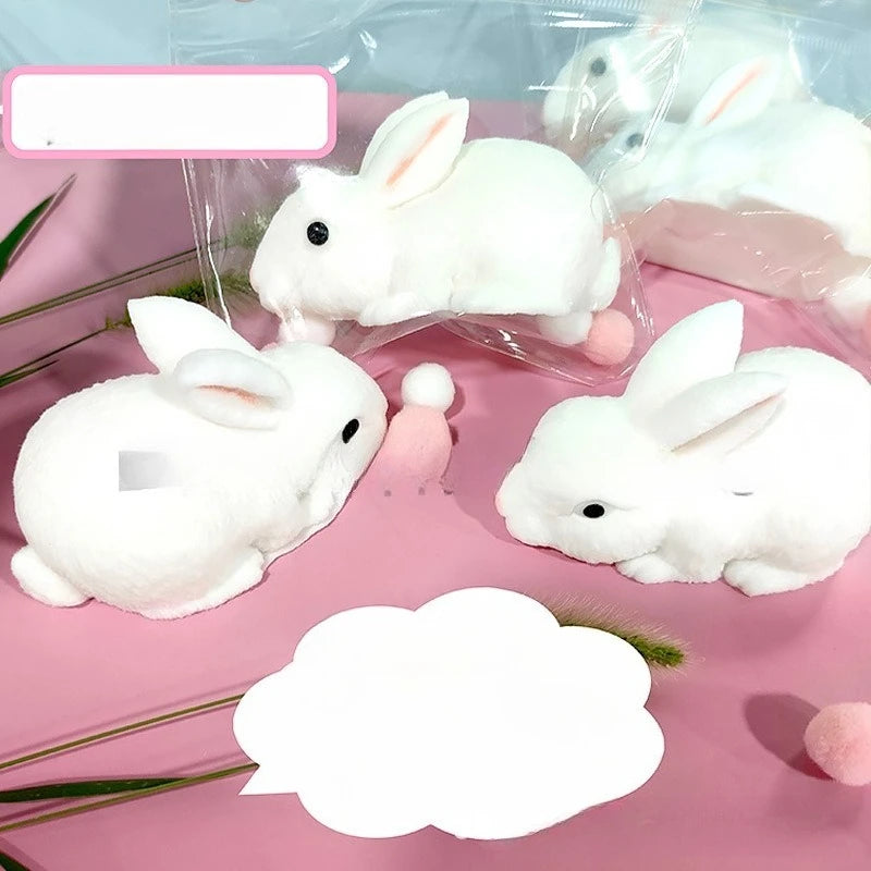 White Rabbit Slow Rebound Squishy Toy Fidget Stress Relief Squeeze