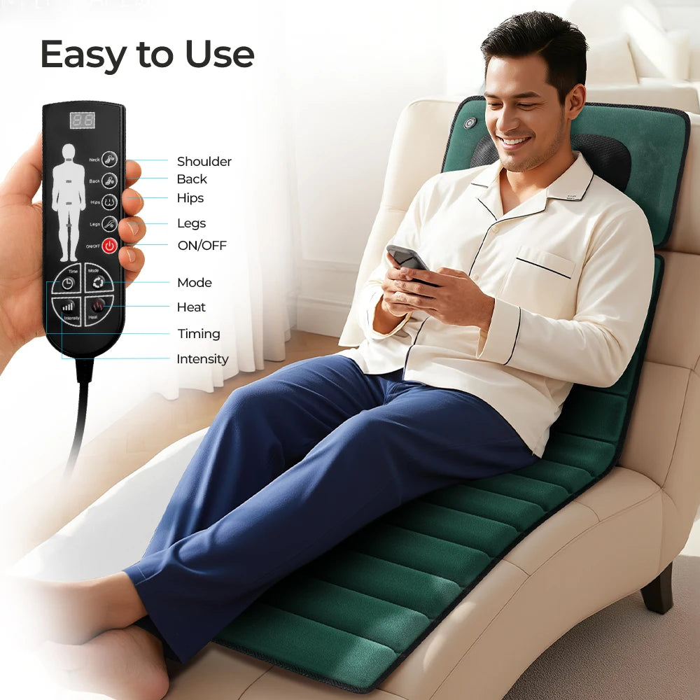 HOMEMASSA Full Body Vibration Massage Mat For Muscle Relaxation