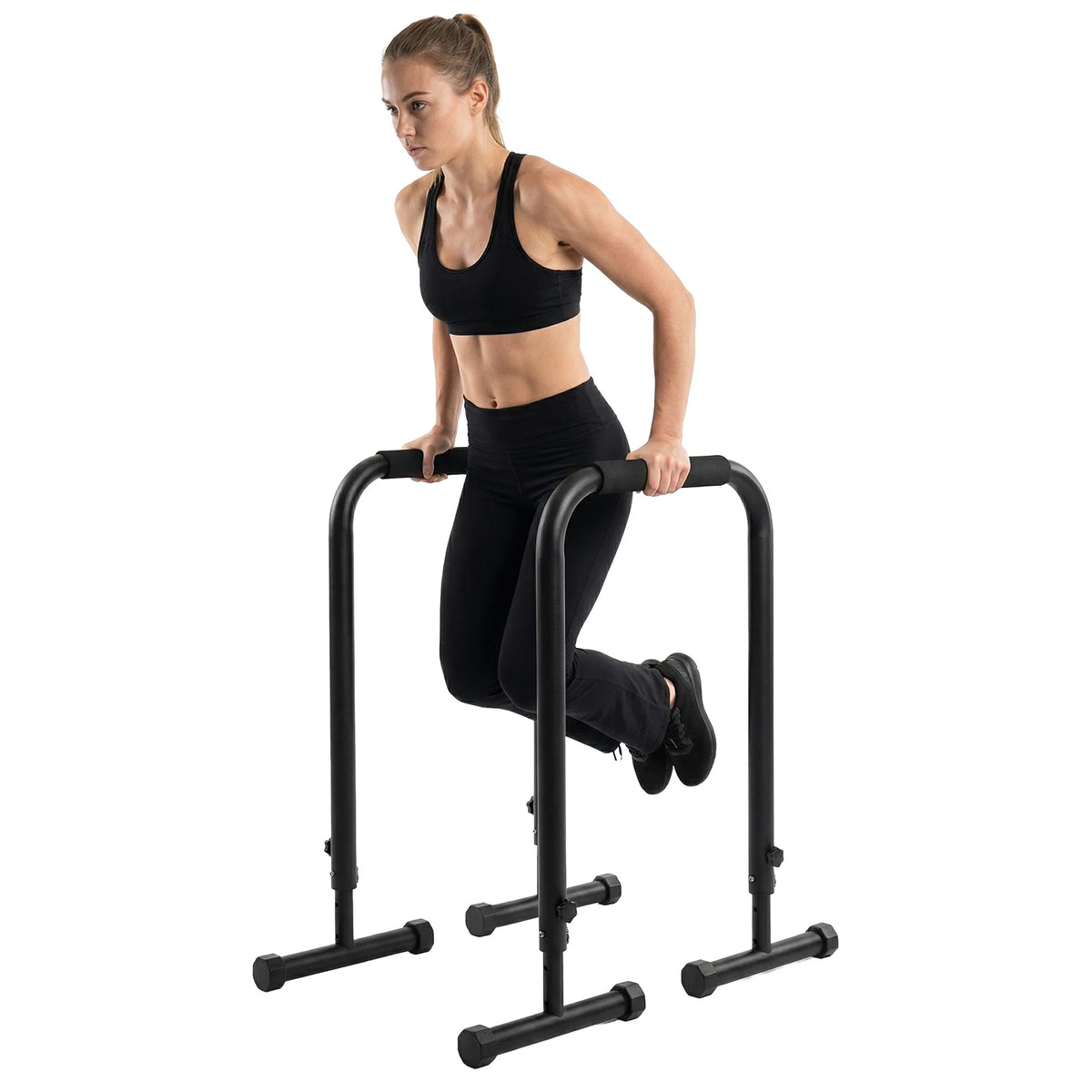 Adjustable Parallel Dip Bars for Home Gym Strength Training